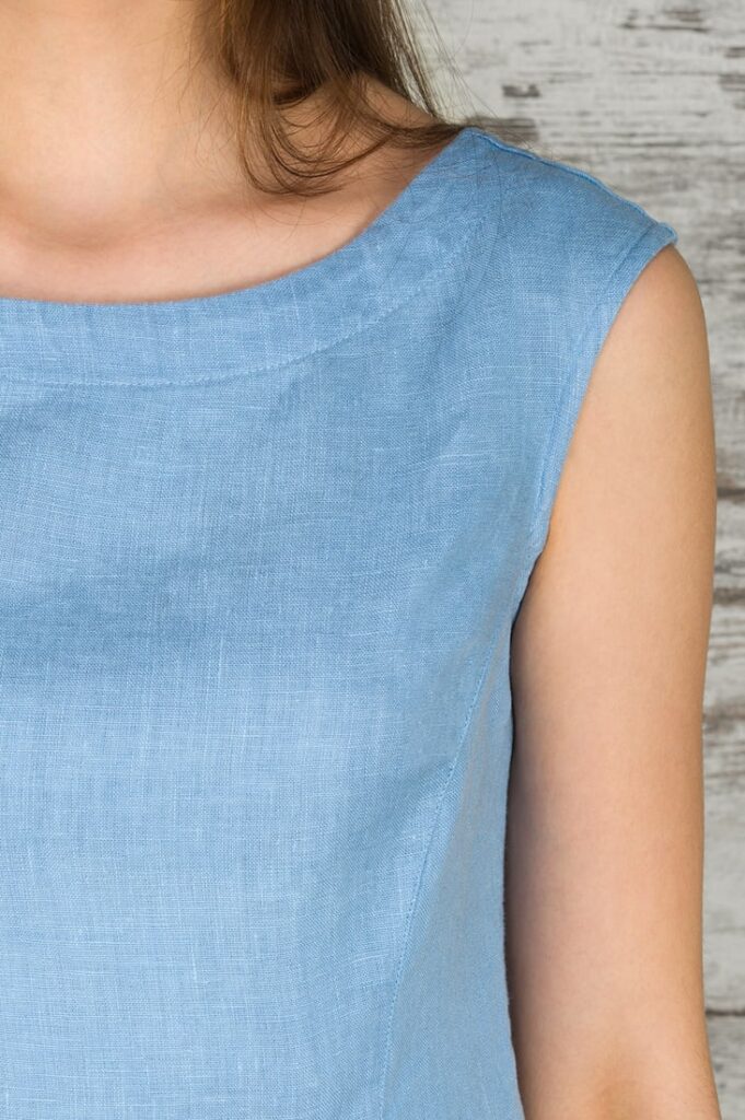 LUKA Kleid blau 3 LUKA Kleid blau – Bild 3