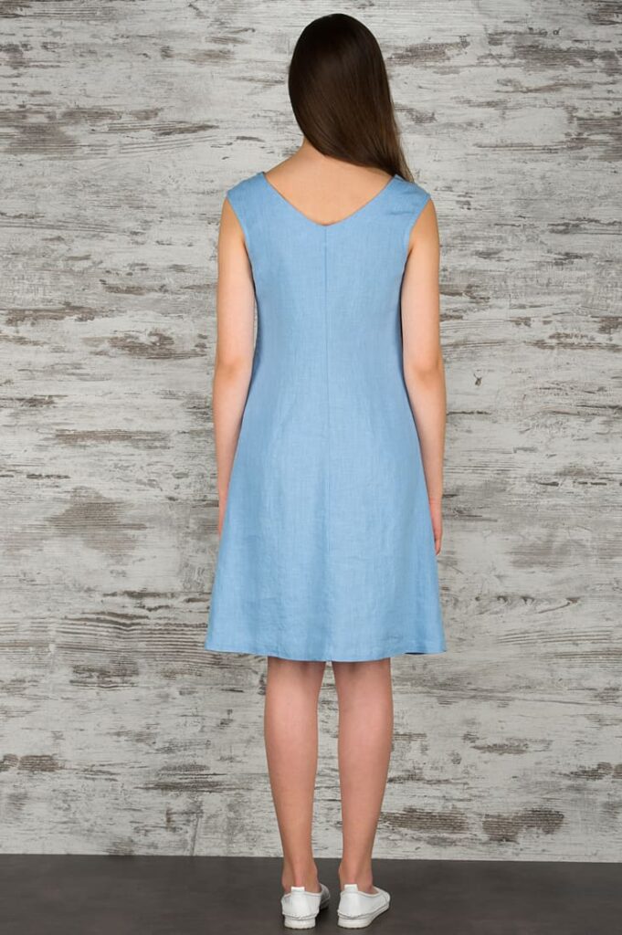 LUKA Kleid blau 6 LUKA Kleid blau – Bild 6