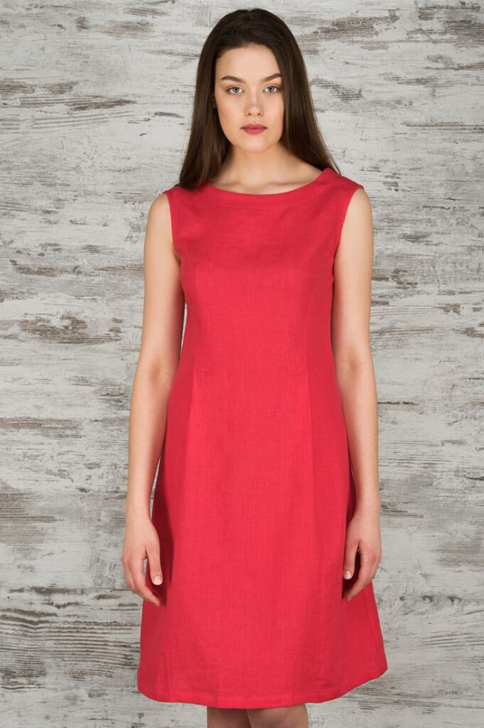 LUKA Kleid himbeerrot 2 LUKA Kleid himbeerrot – Bild 2