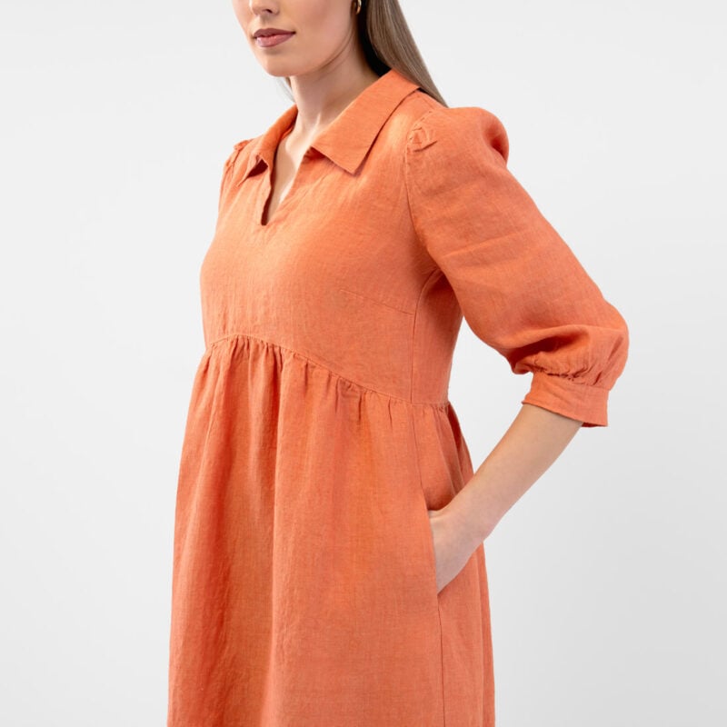 ANETTE Kleid orange – Bild 5