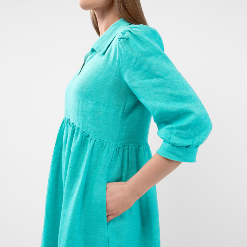 ANETTE Kleid helltürkis – Bild 5