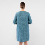 AVA Kleid blau grün