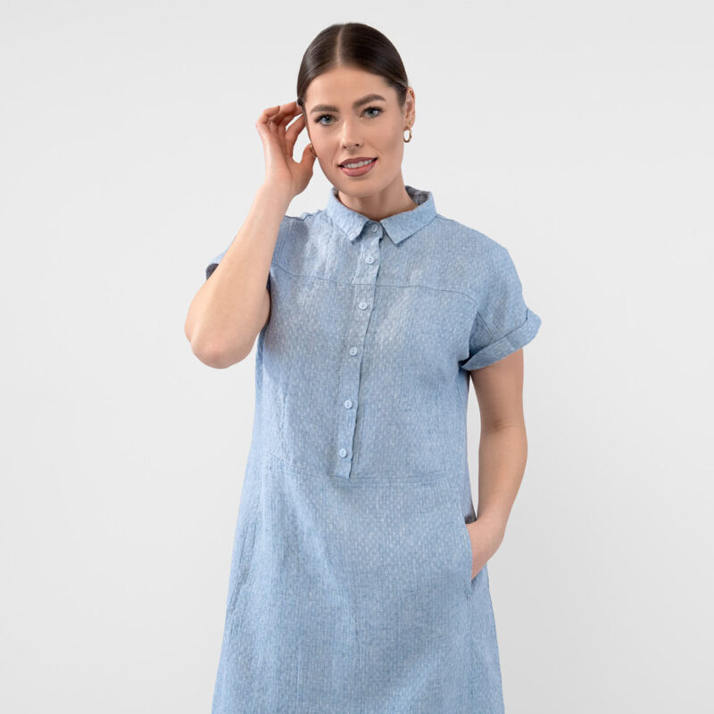 BELINDA Kleid blau – Bild 3