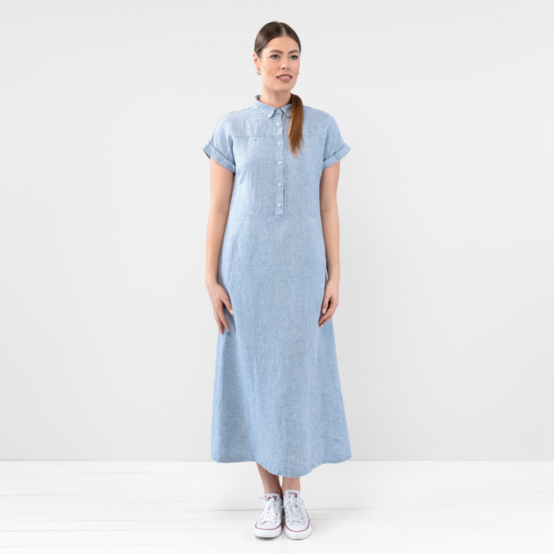 BELINDA Kleid blau – Bild 5