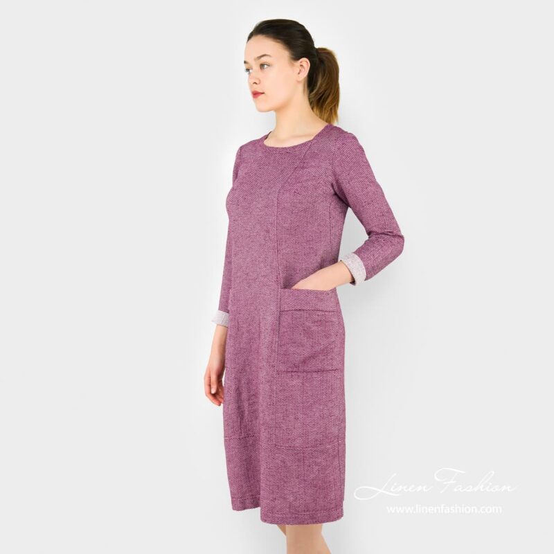 MARTA purple dress.