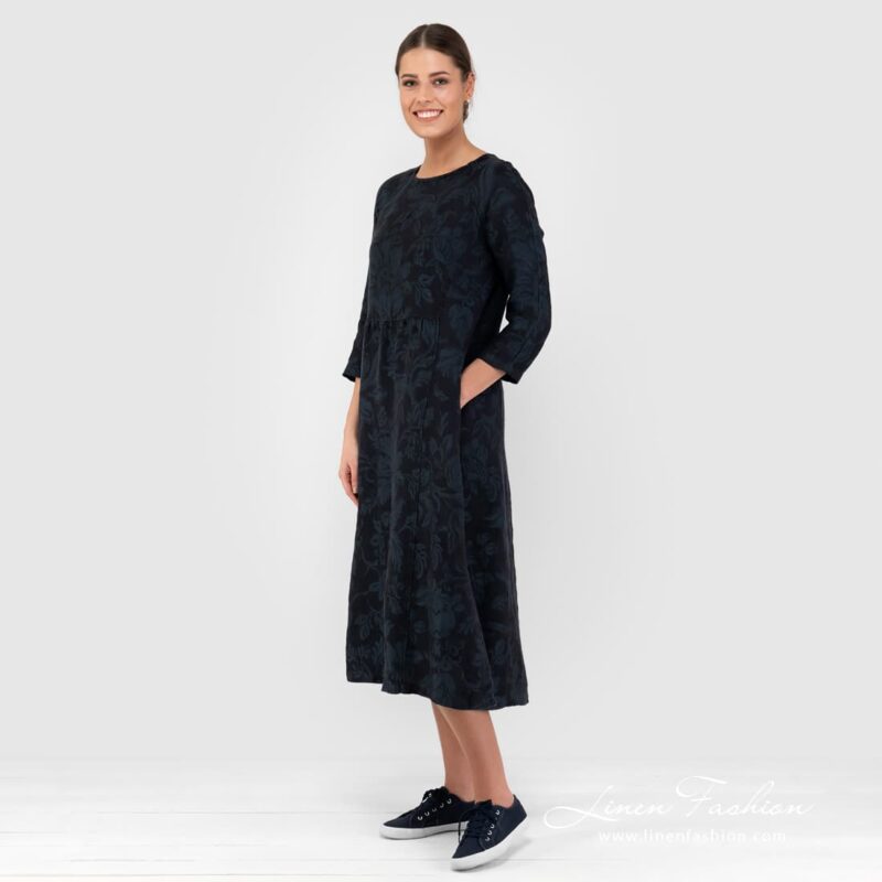 Floral pattern dress, DELFINA.