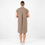GINA Kleid hellbraun