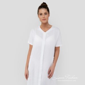 TOKYO Kleid schneeweiß 13 TOKYO white linen dress.