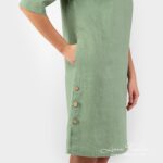 MALVINA Kleid grün