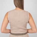 BRITTANY Weste taupe