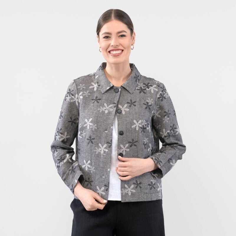 LIMA Jacke schwarz floral
