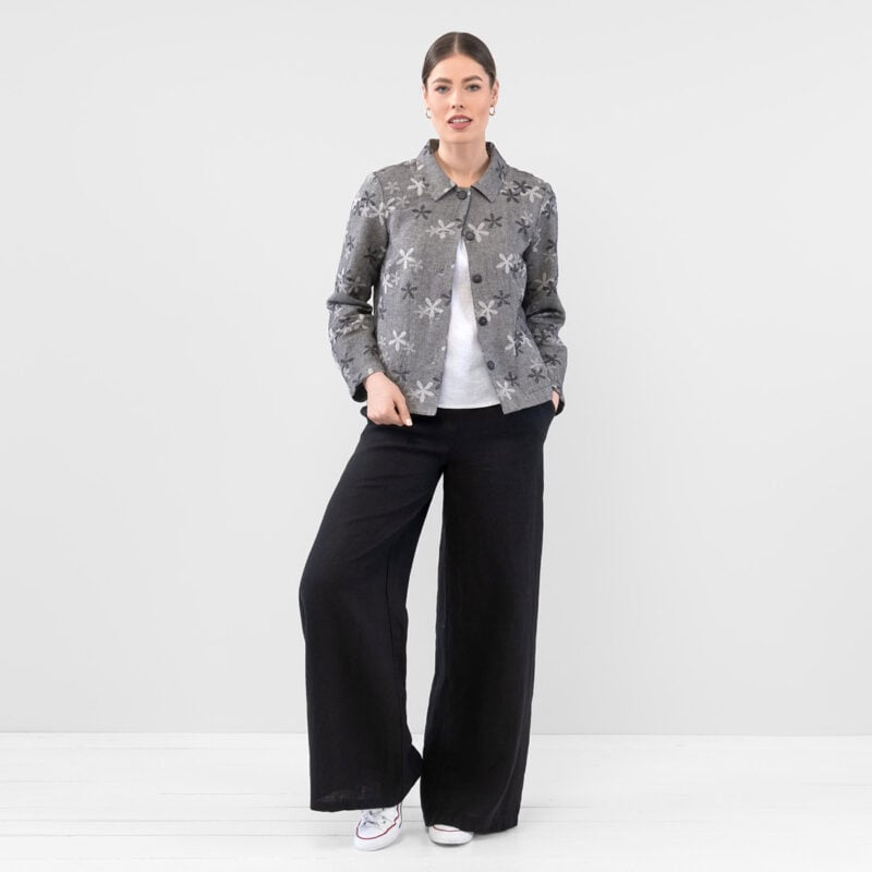 LIMA Jacke schwarz floral – Bild 2