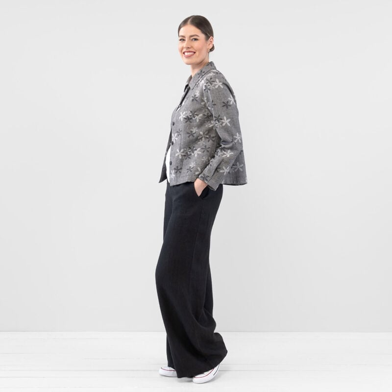 LIMA Jacke schwarz floral – Bild 3