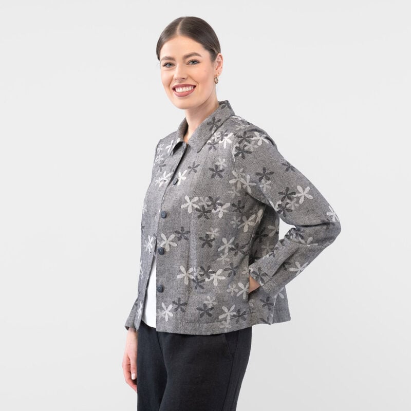 LIMA Jacke schwarz floral – Bild 4
