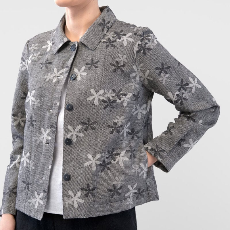 LIMA Jacke schwarz floral – Bild 5