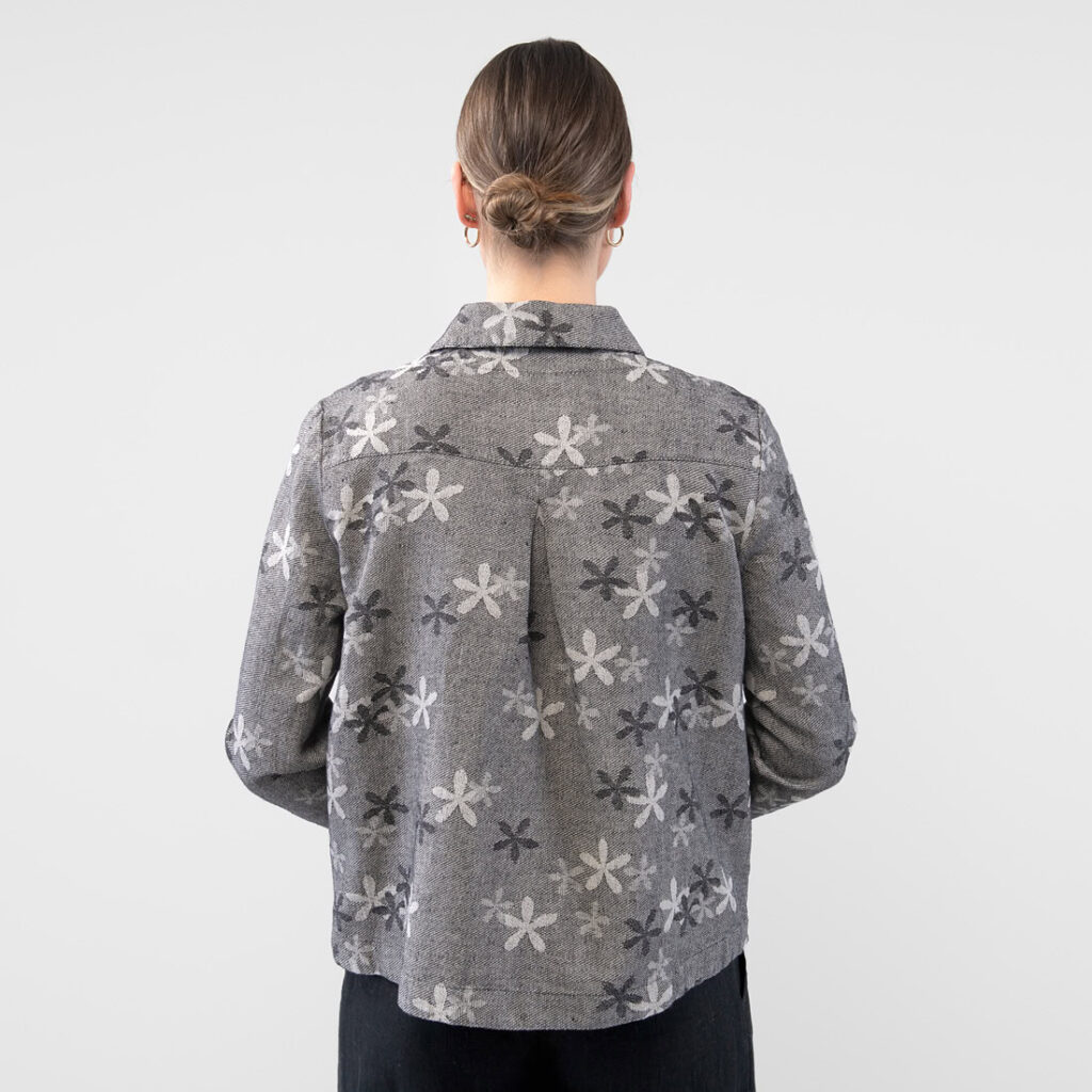 LIMA Jacke schwarz floral 6 LIMA Jacke schwarz floral – Bild 6