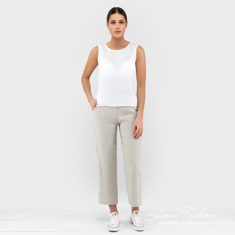 Light grey birma pants.