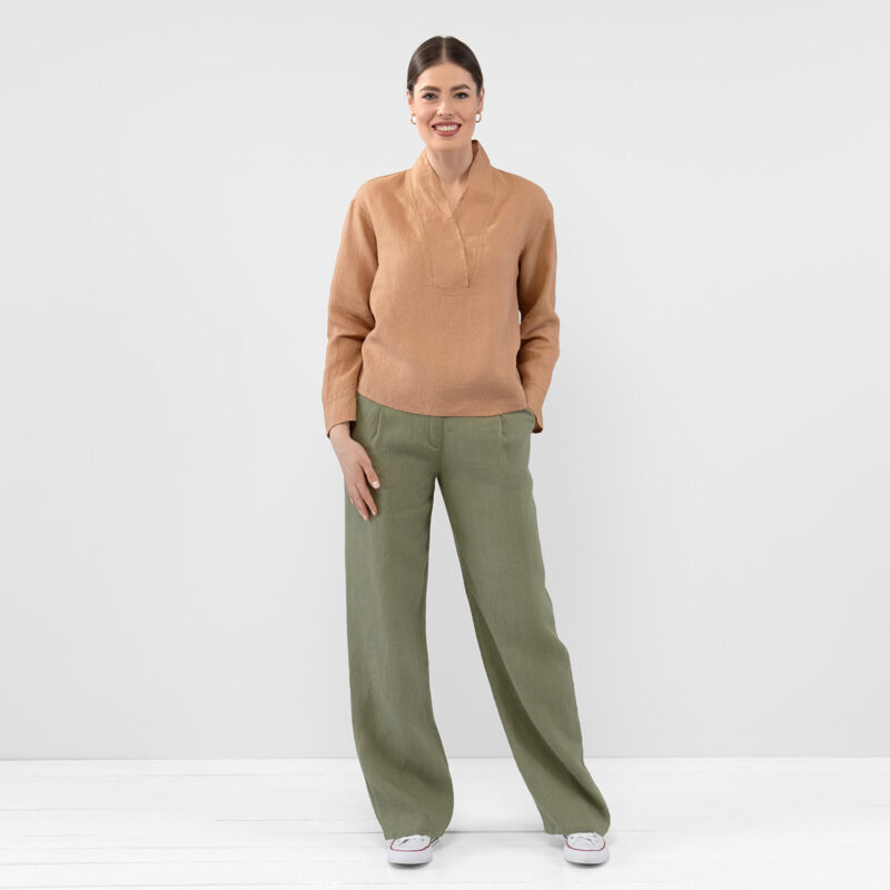 DORIS Hose grünlich – Bild 2