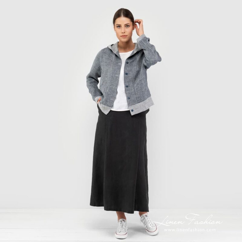 Grey skirt AZORA.