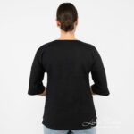 DAPHNE Bluse schwarz