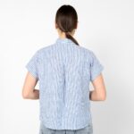 ORSI Hemd blau gestreift
