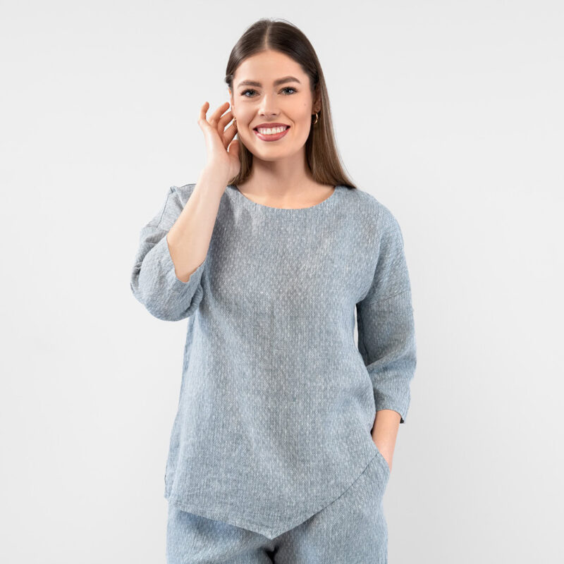 LOGAN Bluse grau – Bild 4