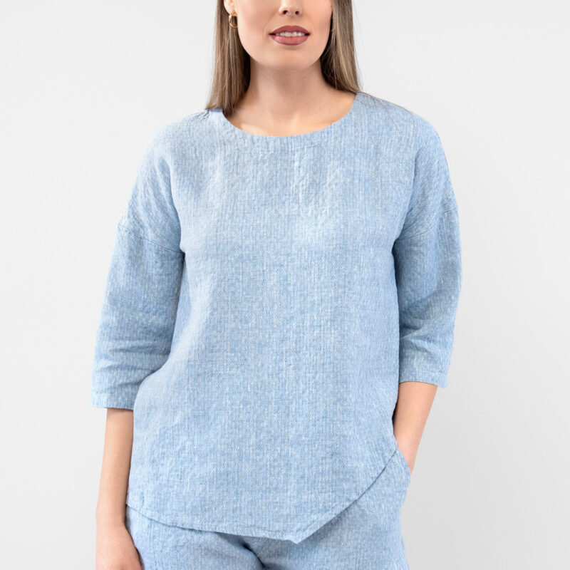 LOGAN Bluse hellblau – Bild 3