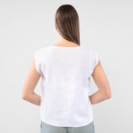 YUTA Bluse schneeweiß