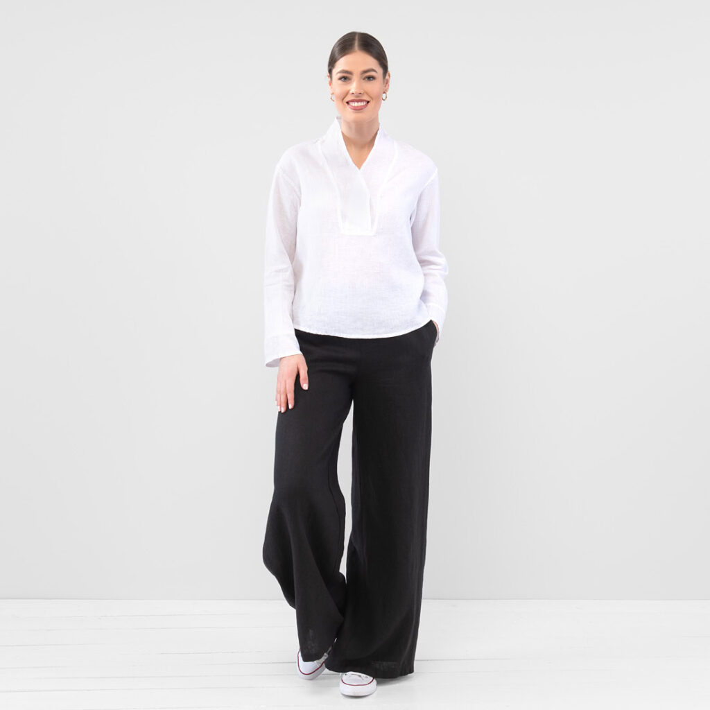 MAE Bluse schneeweiß 2 MAE Bluse schneeweiß – Bild 2