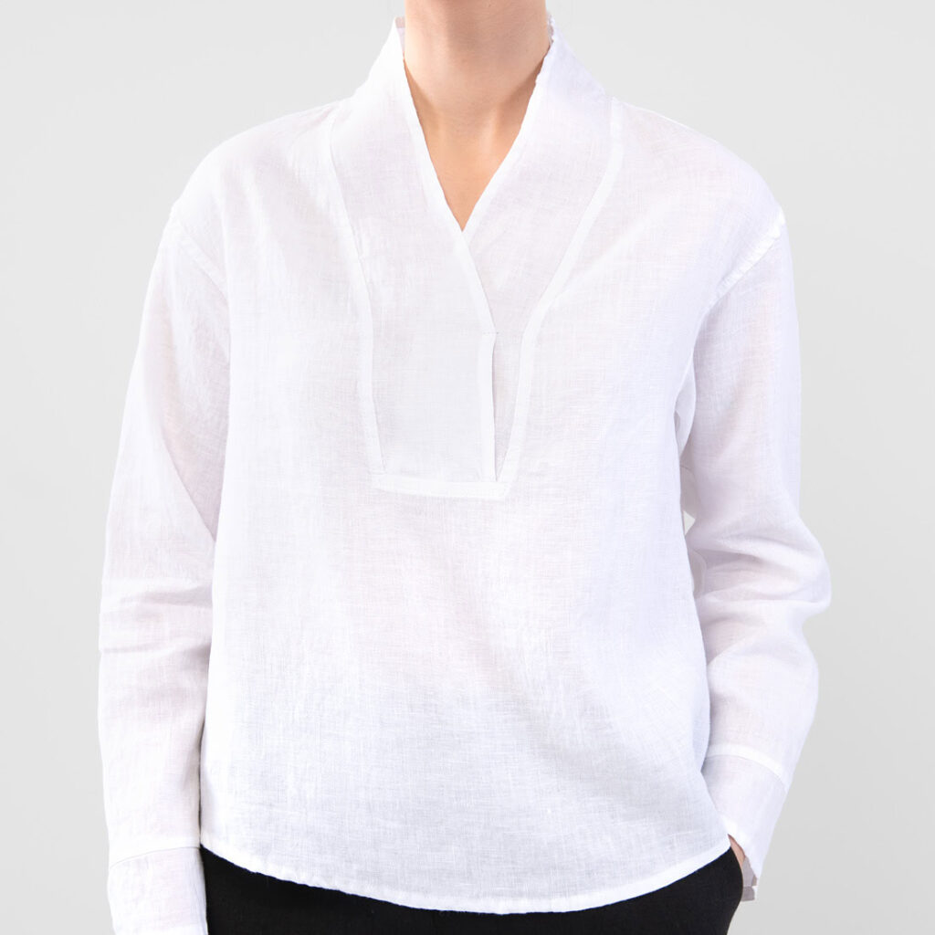 MAE Bluse schneeweiß 3 MAE Bluse schneeweiß – Bild 3