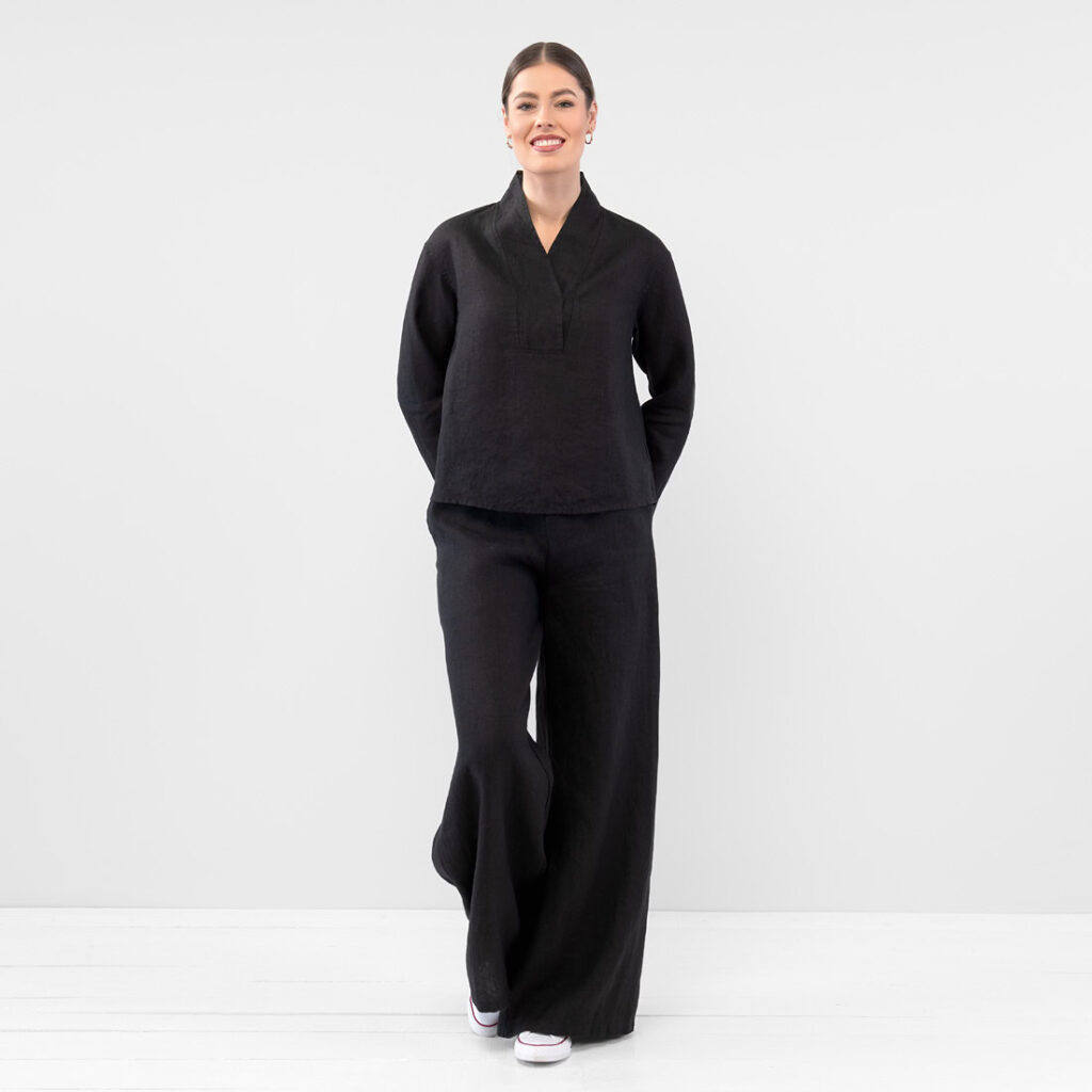 MAE Bluse schwarz 2 MAE Bluse schwarz – Bild 2