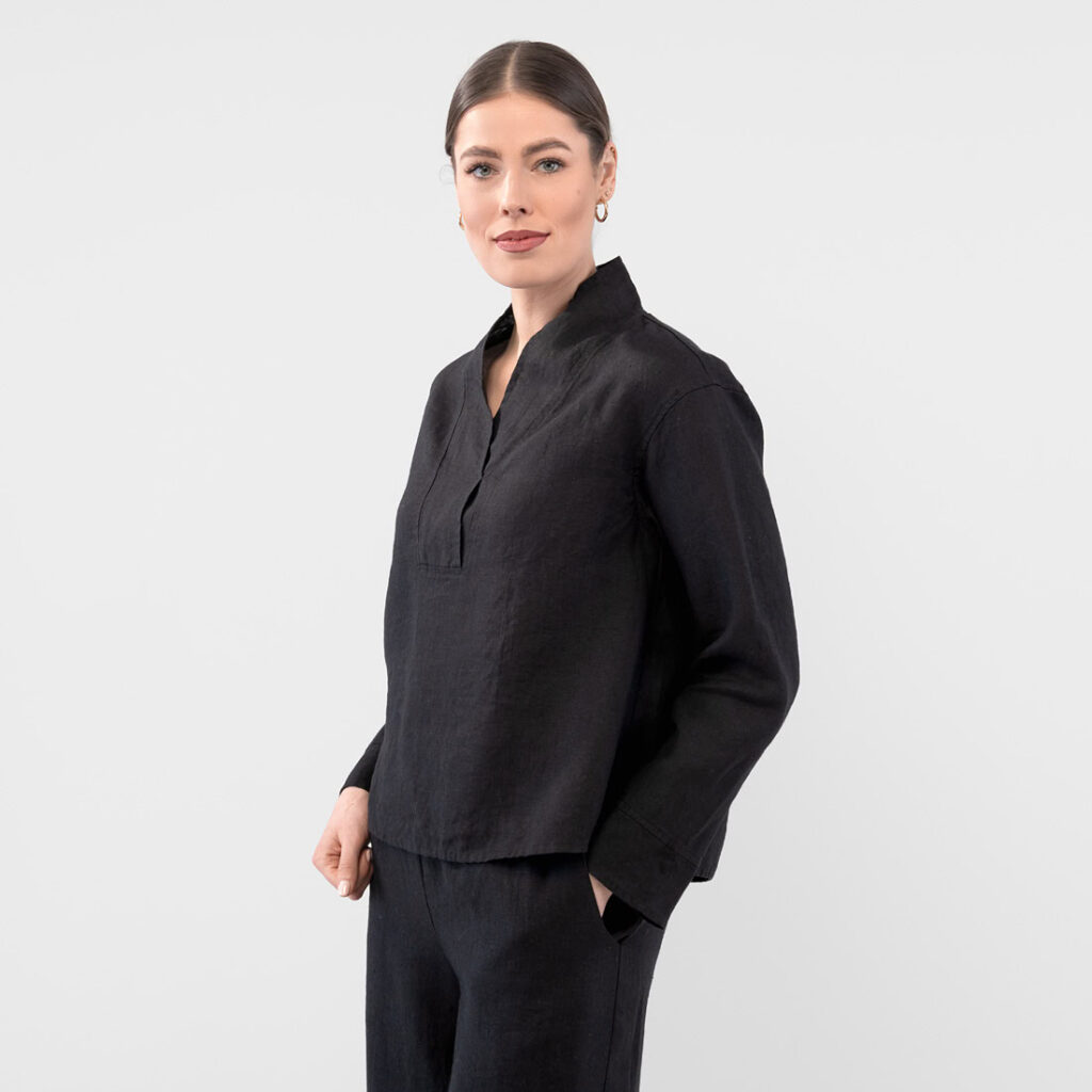 MAE Bluse schwarz 4 MAE Bluse schwarz – Bild 4