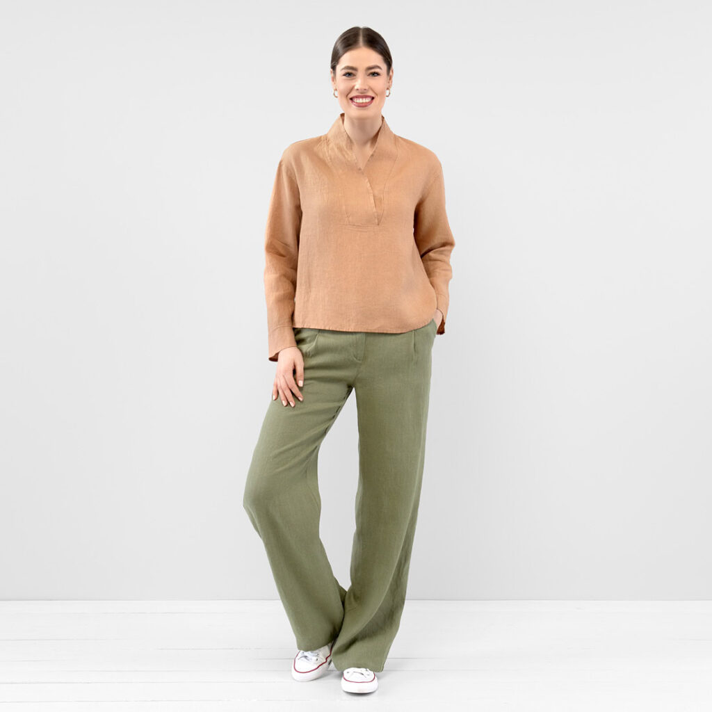 MAE Bluse dunkelgrau 2 MAE Bluse dunkelgrau – Bild 2