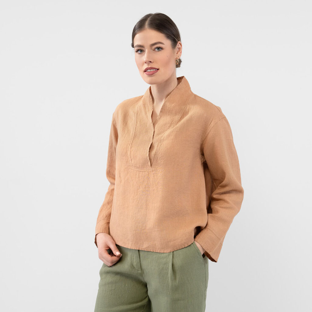 MAE Bluse dunkelgrau 3 MAE Bluse dunkelgrau – Bild 3