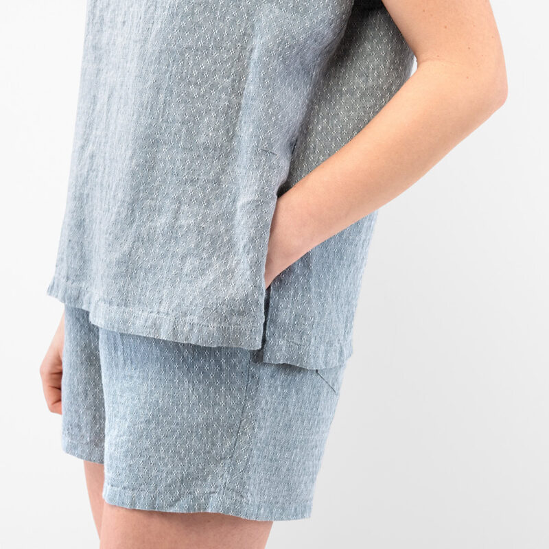 LOGAN BEY Bluse grau – Bild 5