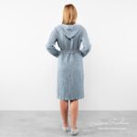 VILMA Bademantel hellblau