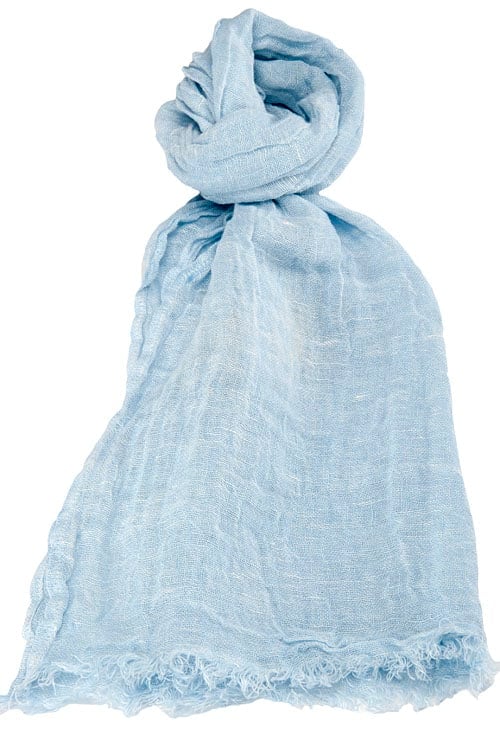 FINO Schal hellblau 1 FINO Schal hellblau