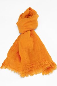 FINO Schal leuchtend orange 3 FINO Schal leuchtend orange