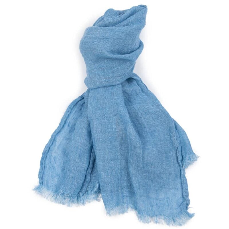 FINO Schal hellblau meliert