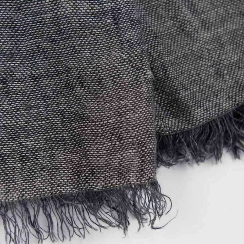 FINO Schal schwarz-grau – Bild 2