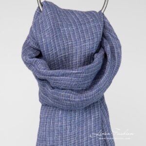 LOTTO MINI Schal violett 7 Linen violet scarf