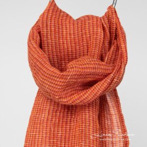 LOTTO MINI Schal orange 7 Linen ginger orange scarf