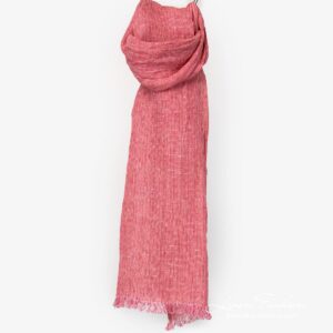 LOTTO MINI Schal rosa 8 Pink linen scarf full size