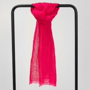 FINO Schal dunkelrosa 4 cyclamen linen shawl