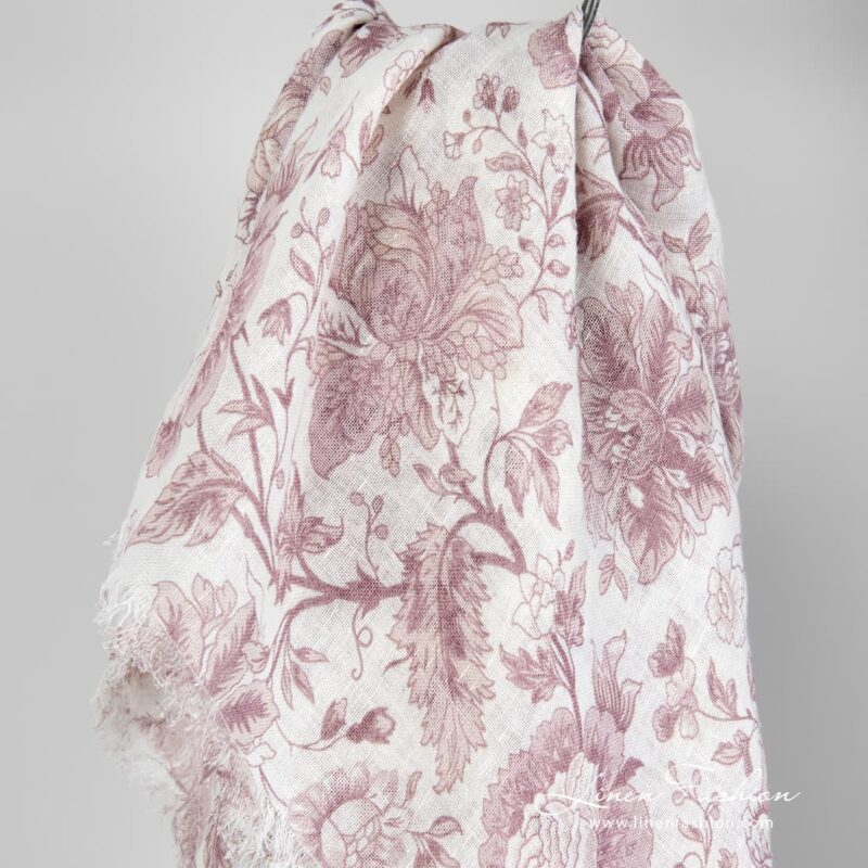 GARDENIA rosy scarf.