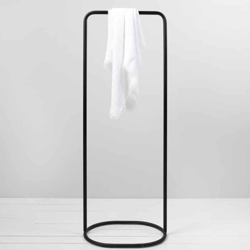 white linen scarf