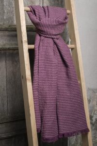 ZAZA Schal aubergine 7 ZAZA Schal aubergine