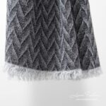 ZIGZAG Schal bläulich