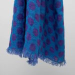 ZINA Schal blau