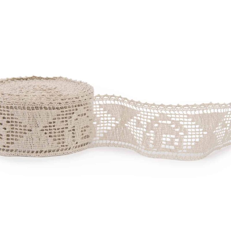 Leinenspitze naturgrau, Nr. 55